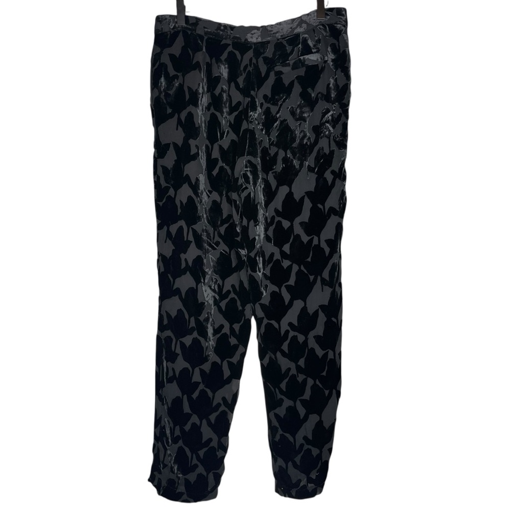 harlyn Women's Black Patterned Pants Size 8 - Picture 2 of 9